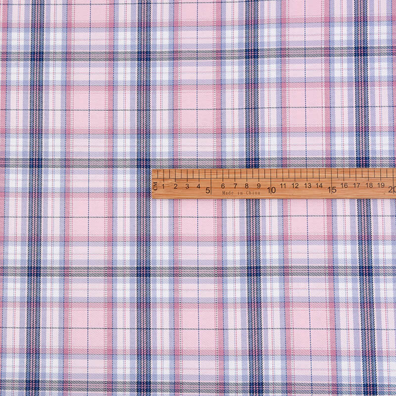 Plaid Yarn Dyed Poplin Fabric for Suit Wholesale Supplier 15